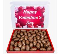 Chocolate Brazils Gift Box Milk Chocolate Brazil Nuts 450g Happy Valentine's Day Hamper