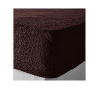 (Chocolate Brown, Double) Teddy Bear Fleece Fitted Bed Sheet Extra Deep 30cm Soft Cosy Warm Bedding Sheet UK Sizes