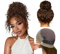 Chocolate Brown Hidden Strap Deep Wave 360 Lace Front Wigs Human Hair 22"