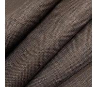 CHOCOLATE BROWN LINEN LOOK DESIGNER SOFT PLAIN CURTAIN CUSHION SOFA UPHOLSTERY FABRIC MATERIAL