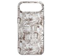 Chocolate Brown Preppy Italian Vacation Toile Case for iPhone Air