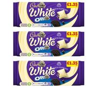 Chocolate Bundle Cad Dairy Milk WhiteOreo Chocolate Bar PMP 120g Pack of 3, White chocolate with a vanilla flavour filling | Delightful Treats | Gift for All Occasions By Experts Supplies Ltd