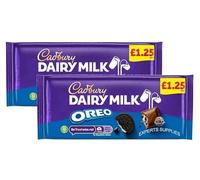 Chocolate Bundle Dairy Milk Oreo Chocolate Bar PMP 120g Pack of 2 Milk chocolate with a vanilla flavour filling | Delightful Treats | Gift for All Occasions By Experts Supplies
