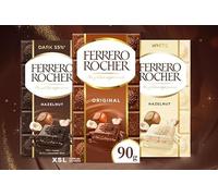 Chocolate Bundle NewFerrero Milk, White & Dark Chocolate Bar 90g Pack Of 3 By Experts Supplies