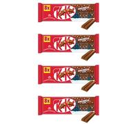Chocolate bundle NewKit Kat 2 Finger Gingerbread Flavour Chocolate Biscuit Bar Multipack x8 165.6g x Pack OF 4 | Delicious Crunchy Hazelnut Treats | Perfect Snack Size By Experts Supplies Ltd