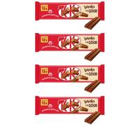 Chocolate Bundle NewKit Kat 2 Finger Milk Chocolate Biscuit Bars 18 Pack Multipack 372.6g, Pack of 4 | Delicious Milk Chocolate Treats | Perfect Snack Size By Experts Supplies Ltd