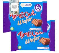 Chocolate Bundle With Timeout Milk Chocolate Covered Crispy Wafer Snack (2 Pack) - By Oerich Gift