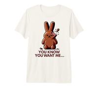 Chocolate Bunny Too Sweet to eat Funny Easter Rabbit Premium T-Shirt