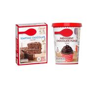 Chocolate Cake Baking Bundle - Tempting Chocolate Cake Mix 425g & Indulgent Chocolate Fudge Icing 400g, Complete Kit for a Classic - Moist Chocolate Cake