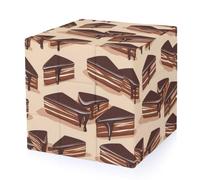 Chocolate Cake Slices Funny 3-D Puzzles Speed Cube for Adults