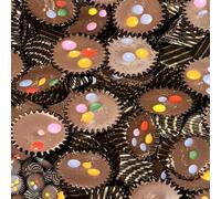 Chocolate Candy Ice Cups 1kg - Creamy Chocolate With Tiny Chocolate Beans
