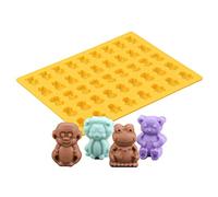 Chocolate Candy Molds, 44 Animal Shape Silicone Molds, Monkey Lion Frog Bear Duck Mini Gummy Mold for Baking, Cookies, Pudding, Jelly, Dog Biscuit