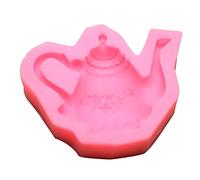 Chocolate Candy Sugar Craft Cartoon Cute Teapot Shape Mold Cake Decorating Tool Silicone Soap Mold Kitchen Baking Gift Soap