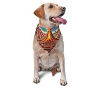Chocolate Candy World Party Printed Graphic Pet Triangle Scarf For Dogs & Cats, Adjustable Cute Pet Bandana For & Photo Shoots