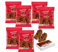 Chocolate Car Figure 5 Pack Multipack 55g - Milk Chocolate Shell with Chocolatey Filling and Rice-Based Crispy Pieces - kt (6 x Bags)