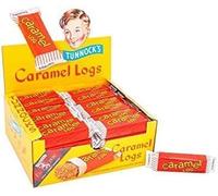 Chocolate Caramel Logs Wafer Bars with Roasted Coconut - 32g Each (Pack of 48) - Individually Wrapped Crispy Wafer, Caramel, Milk Chocolate & Coconut