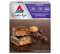 Chocolate Caramel Mousse Bar, 5 Bars, 1.2 oz (34 g) Per Bar