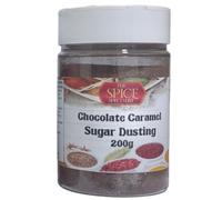 Chocolate Caramel Sugar Dusting 200g Hot Drinks Topper Popcorn Seasoning Cupcake Sprinkles Icing Flavouring Baking by The Spice Specialist