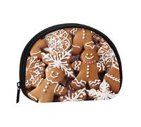 Chocolate Chip Biscuits Coin Purse for Women Men, Chic Mini Change Pouch with Zipper, Small Coin Bag Shell Handbags Fashion Change Purse Wallets for Keys, Lipstick, and Earphones