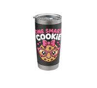Chocolate Chip Cookie Lover Funny One Smart Cookie Stainless Steel Insulated Tumbler