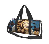 Chocolate Chip Cookies Lightweight Gym Bag with Shoe Compartment for Men Women