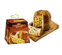 Chocolate Chip Granducale Panettone Con Gocce Di Cioccolato - Soft & Fluffy Panettone With Chocolate Chips Italian Christmas Cake Gift Box | Traditional Recipe | 500 g