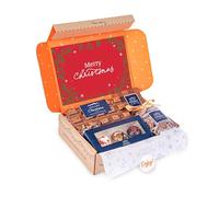 Chocolate Christmas Postal Gift - Festive Hamper with Treats - Christmas Eve Box for Staff, Corporate Gifting, or Family - Luxury Seasonal Surprise