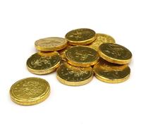 Chocolate Coin Milk Chocolate Gold Coins Sweets Christmas Party Bag Fillers, Pinata prizes, Easter Egg Hunts for Kids (50 Pcs)