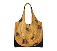 Chocolate Cookie Aesthetic Tote Bag For Girls : With Full-Page Printing For Women Lady Canvas Polyester Tote Bag