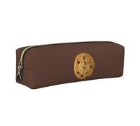Chocolate Cookie Print Adults Pencils Case Office Travel Pouch Everday Supply Stationery Organizer