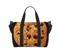 Chocolate Cookie Print Duffle Bag for Travel Foldable Carry-On Travel Bag, Luggage Flight Bags Weekend Bag for Women and Men