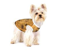 Chocolate Cookie Print Small Dog Clothes Pet Vest, Soft Cotton Sleeveless T-Shirts Breathable Pet Tank Top Apparel For Puppies And Cats