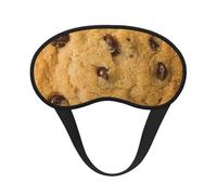 Chocolate Cookie Sleeping Mask for Adults Blackout, Comfortable Eye Mask Blocking Light for Travel, Yoga