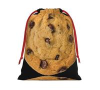 Chocolate Cookie Super Soft Velvet Christmas Storage Bag Festival Promotion Annual Celebration and Daily Use