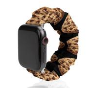 Chocolate Cookie Watch Band Scrunchie | Printed Watchband Replacement Stretchy Elastic Bracelet Strap for iWatch