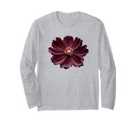 Chocolate Cosmos Flower Long Sleeve T-Shirt