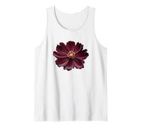 Chocolate Cosmos Flower Tank Top