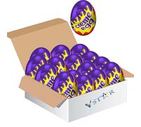 Chocolate Creme Egg 40g - Smooth Milk Chocolate Egg with Soft Fondant Filling - Easter Treat (48 x Eggs)