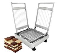 Chocolate Cube Cutter Butter Wire Cutter, Stainless Steel Truffles Dicer, Bread Soft Candy Food Chopper, with 0.8" & 1.1" Interchangeable Grids, Diced Chocolate Machine