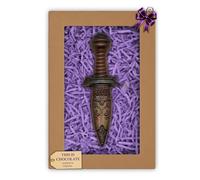 Chocolate Dagger Gift Box - Edible Sword in Belgian Milk Chocolate - Handcrafted by Yummy Decor - Gift for Him, Father’s Day or Birthday