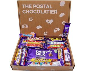 Chocolate Dairy Milk Hamper Box, with Dairy Milk, Twirl, Wispa, Chomp, Boost, Picnic, Large Variety Selection For Kinds, Birthday, Celebrations, Last Minute Gifts