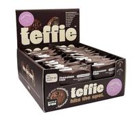 Chocolate Date Snacks - High Fibre Snack with Teff Grain, 11+ Vitamins & Minerals, Plant-Based, Gluten-Free, No Refined Sugar - Healthy Snacks for Adults & Kids, Box of 24 by Teffie