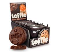 Chocolate Date Snacks - High Fibre Treat with Teff Grain, 11+ Vitamins & Minerals, Plant-Based, Vegan & Gluten-Free, No Refined Sugar - Healthy snacks for Adults & Kids, Box of 12 by Teffie