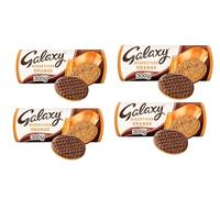Chocolate Digestive Biscuits, 300g,Galaxy Digestive biscuits coated in chocolate, Suitable for vegetarians - Healthy Choice (4x Galaxy Orange Choc Biscuits 300g Pack)