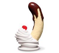 Chocolate Dipped Banana Split Premium Silicone Dildo
