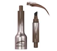 Chocolate Eyebrow Brush & Dip - Microblading Brow-Fection Angled Liquid Brow Pen - Natural Waterproof Long Lasting Brows Eyebrow Pencil - Quick Drying Smudge Proof Brow Brush - Eyebrow Pen For Women