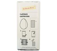 CHOCOLATE FACTORY | Easter Chocolate Bar | Flatpack Easter Egg | Easter Treat | Smooth Creamy Milk Chocolate | 75g Solid Chocolate With Quirky Wrapper | Flatpack Easter Egg Bar