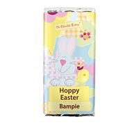 Chocolate Factory | Easter Chocolate Bar for Bampie | Happy Easter Bampie | Easter Treat | Smooth Creamy Milk Chocolate | 75g Solid Chocolate Cute Wrapper | Hoppy Easter Bampie Bar