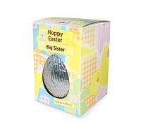 Chocolate Factory Milk Chocolate Easter Egg Happy Hoppy Easter Message Made with an Eggstra Thick Bottom Easter Treat Smooth Creamy Milk Chocolate 100g Easter Egg Hoppy Easter Big Sister