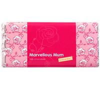 Chocolate Factory | Pretty Mum Chocolate Bar | Mothers Day Treat | Smooth Creamy Milk Chocolate | 75g Solid Chocolate with Pretty Mothers Day Wrapper | Marvellous Mum Bar